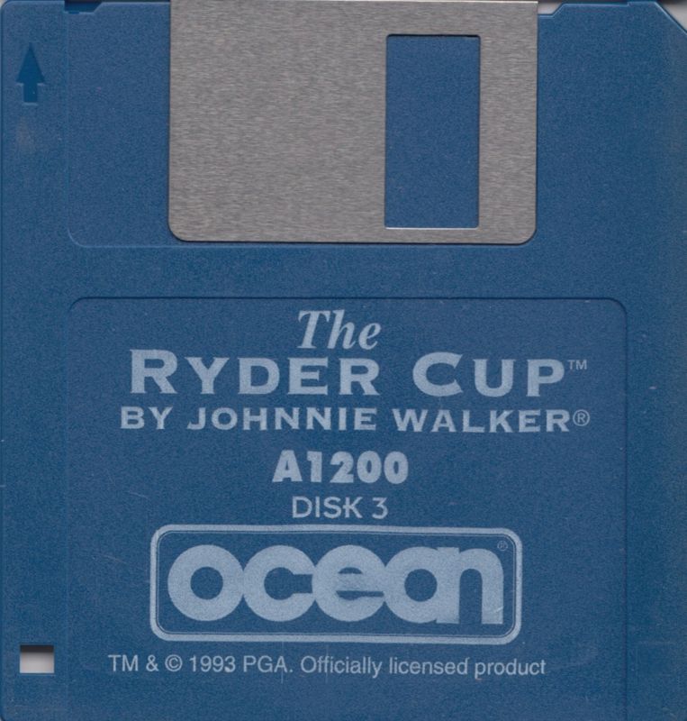 Media for Ryder Cup: Johnnie Walker (Amiga) (Amiga 1200 / 4000 AGA version): Disk 3/3