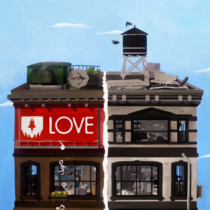 Front Cover for LOVE: A Puzzle Box Filled with Stories (Nintendo Switch) (download release)