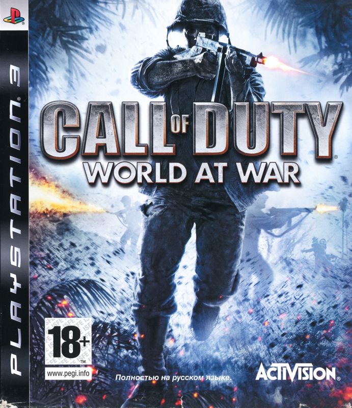 Front Cover for Call of Duty: World at War (PlayStation 3) (Localized version)