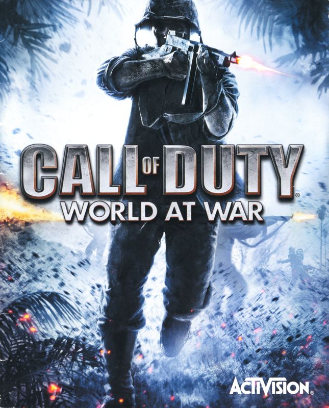 Manual for Call of Duty: World at War (PlayStation 3) (Localized version): Front