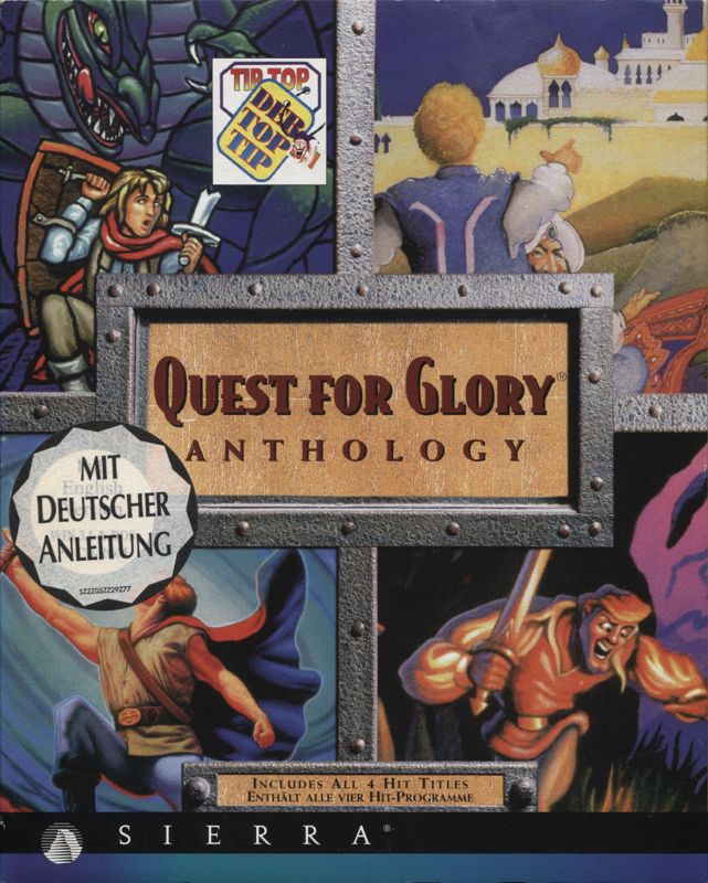 Front Cover for Quest for Glory: Anthology (DOS and Windows 3.x) (Alternate release)