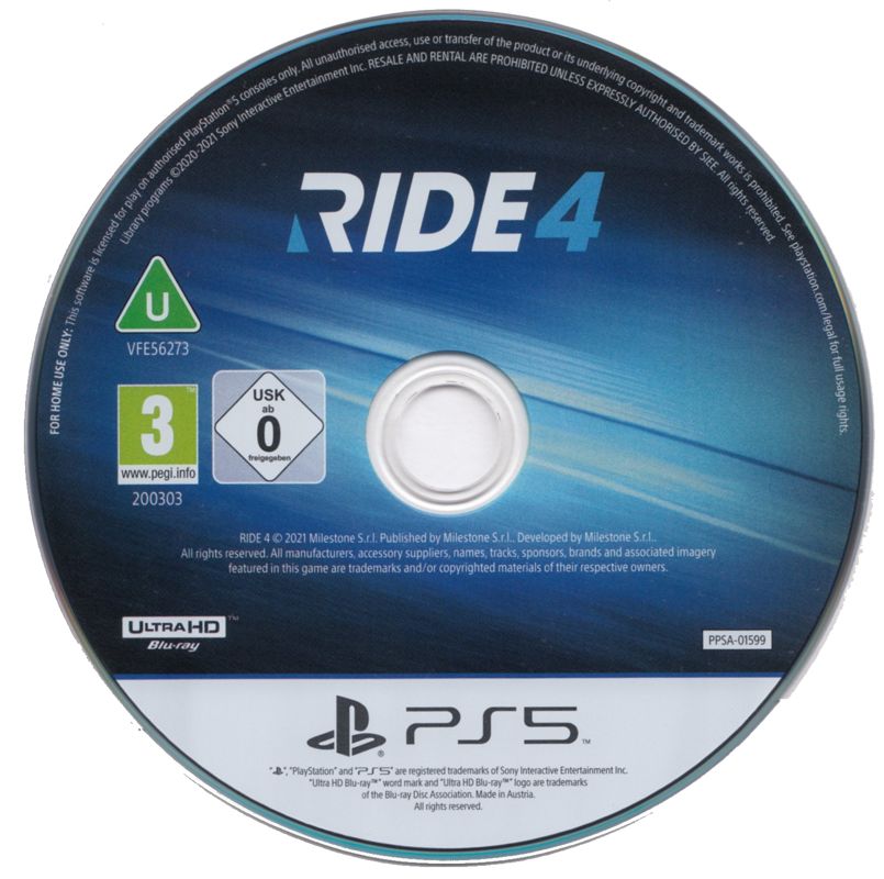 Media for Ride 4 (PlayStation 5)