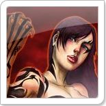 Front Cover for Tehra: Dark Warrior (bada)