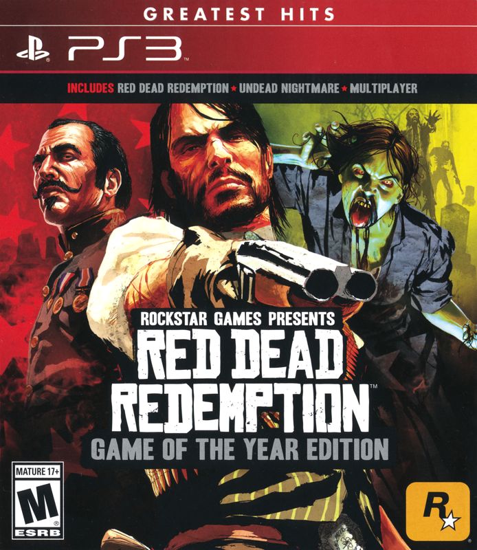 Front Cover for Red Dead Redemption: Game of the Year Edition (PlayStation 3) (Greatest Hits release)