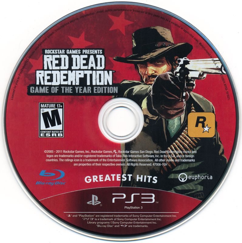 Media for Red Dead Redemption: Game of the Year Edition (PlayStation 3) (Greatest Hits release)