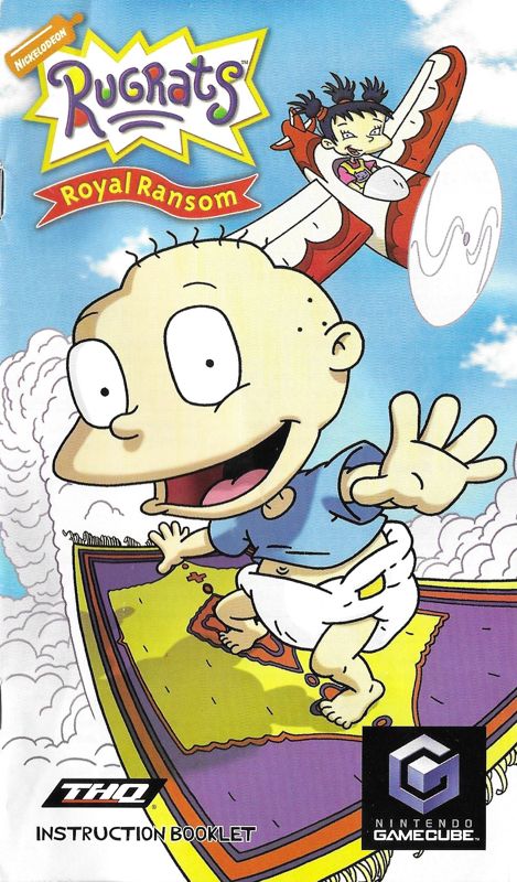 Manual for Rugrats: Royal Ransom (GameCube): Front