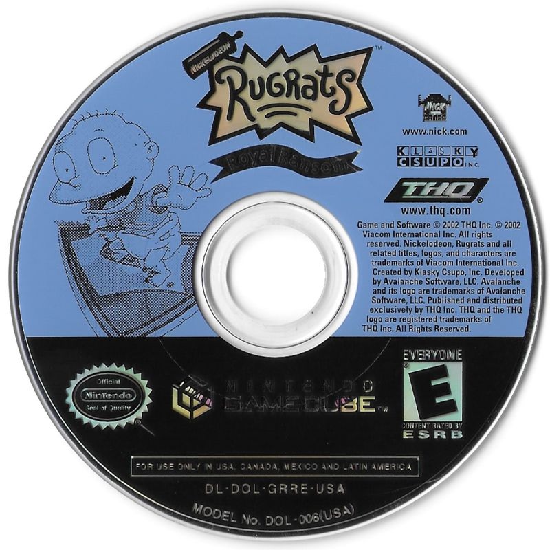 Media for Rugrats: Royal Ransom (GameCube)