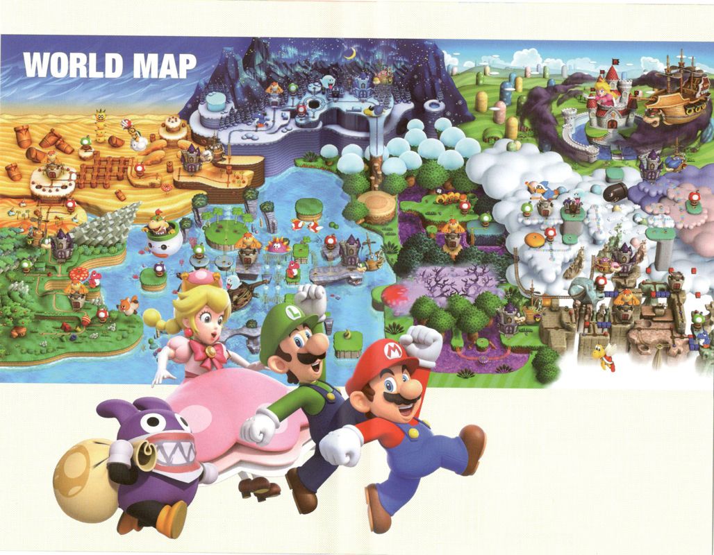 Inside Cover for New Super Mario Bros. U Deluxe (Nintendo Switch): Full