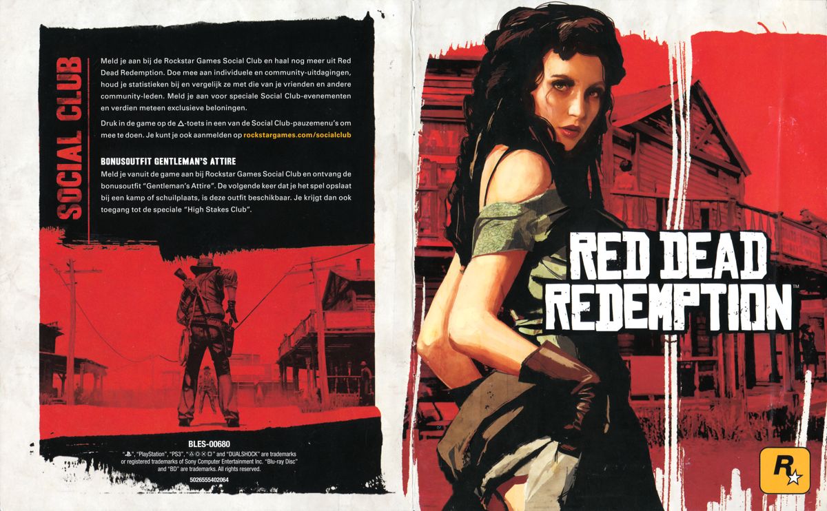 Manual for Red Dead Redemption: Game of the Year Edition (PlayStation 3) (Greatest Hits release): Full