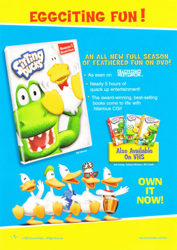 Sitting Ducks Cover Or Packaging Material Mobygames