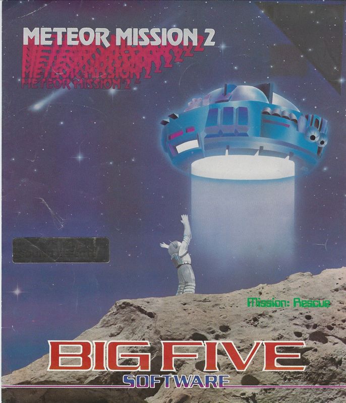 Front Cover for Meteor Mission 2 (TRS-80)