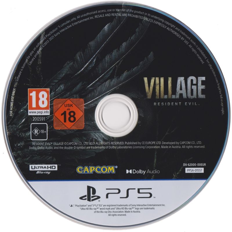 Media for Resident Evil: Village (PlayStation 5) (Transparent Sleeve with Lenticular Card )