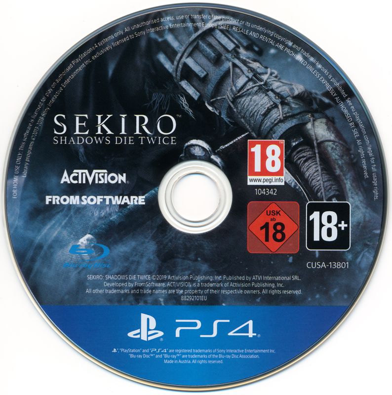 Media for Sekiro: Shadows Die Twice (PlayStation 4)