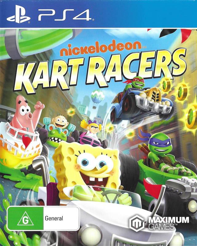 Front Cover for Nickelodeon Kart Racers (PlayStation 4)