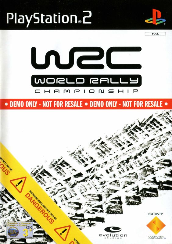 Front Cover for WRC World Rally Championship (PlayStation 2) (Promotional copy)