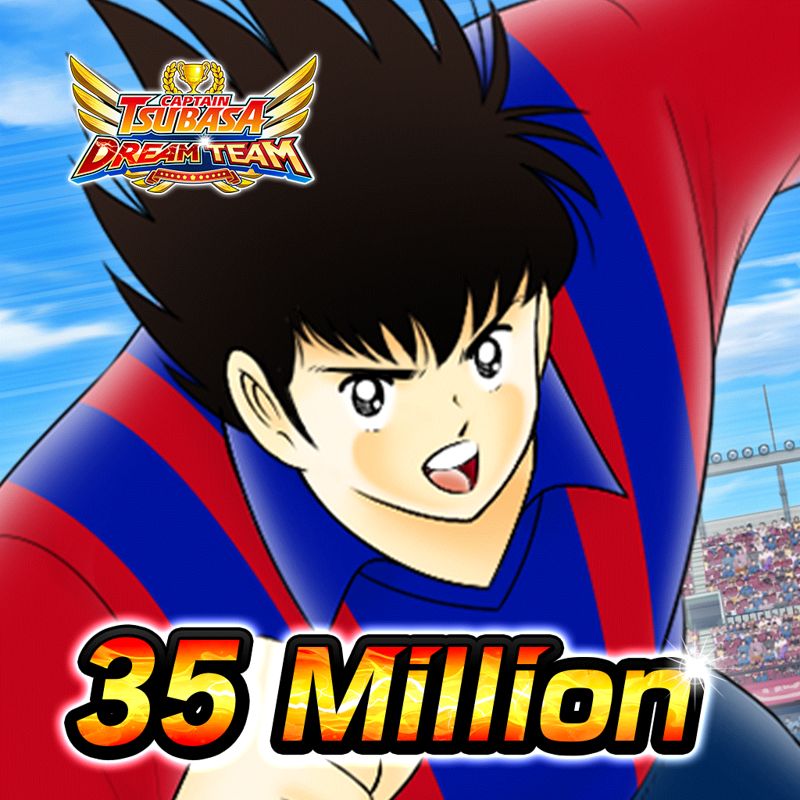 Front Cover for Captain Tsubasa: Dream Team (iPad and iPhone): 35 Million Downloads version