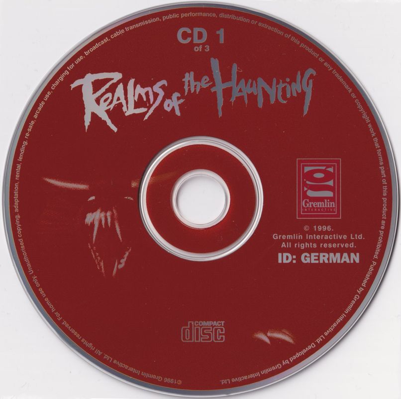 Media for Realms of the Haunting (DOS) (2nd German Release (Complete German)): Disc 1