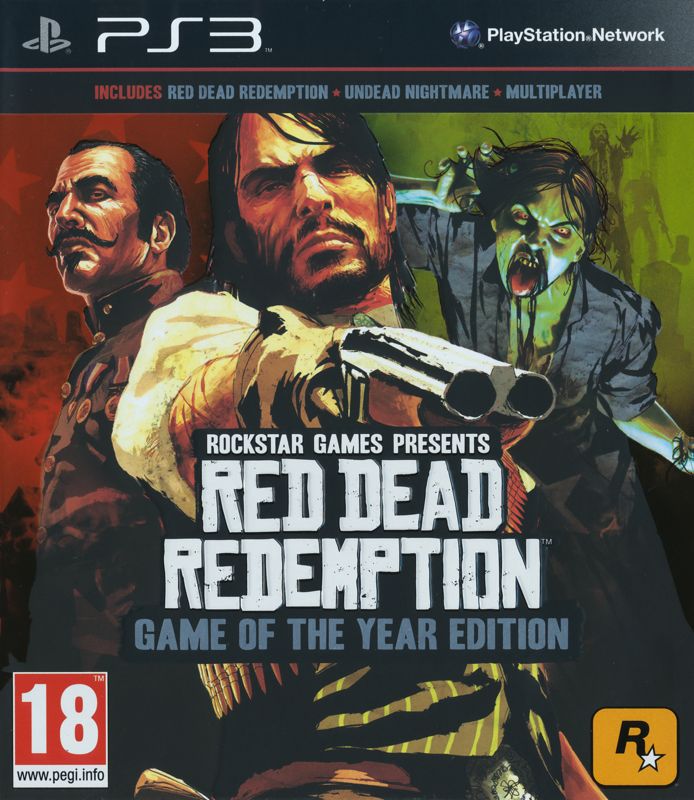Front Cover for Red Dead Redemption: Game of the Year Edition (PlayStation 3): w/o Sticker