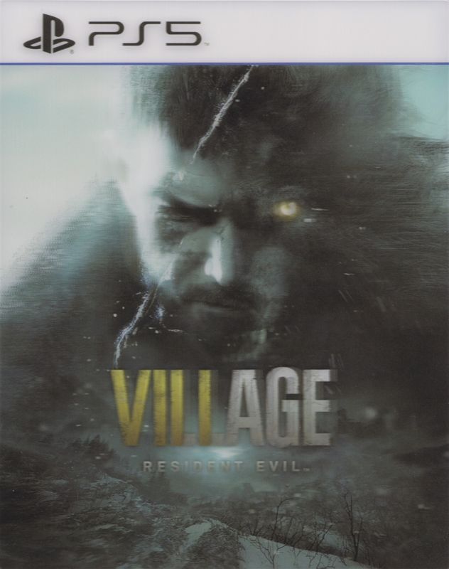 Front Cover for Resident Evil: Village (PlayStation 5) (Transparent Sleeve with Lenticular Card ): Lenticular Card