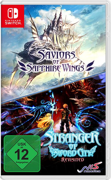 Front Cover for Saviors of Sapphire Wings / Stranger of Sword City: Revisited (Nintendo Switch) (download release)