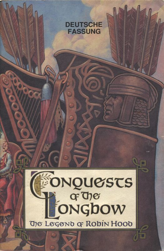 Manual for Conquests of the Longbow: The Legend of Robin Hood (DOS) (Fully localized 3.5'' Floppy VGA version): Game specific manual - Front