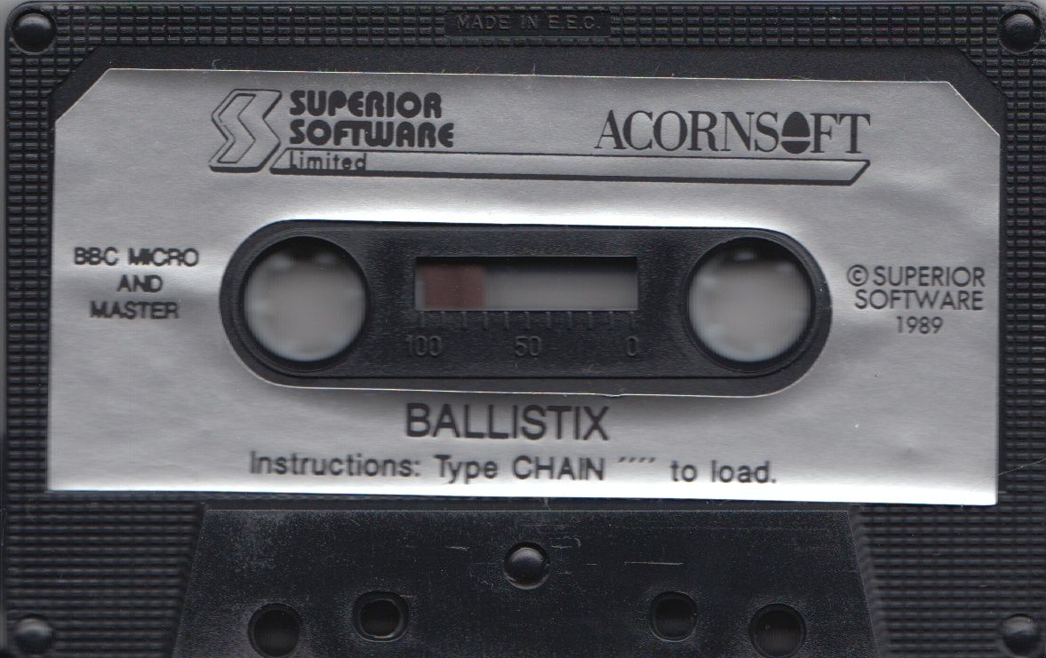 Media for Ballistix (BBC Micro)