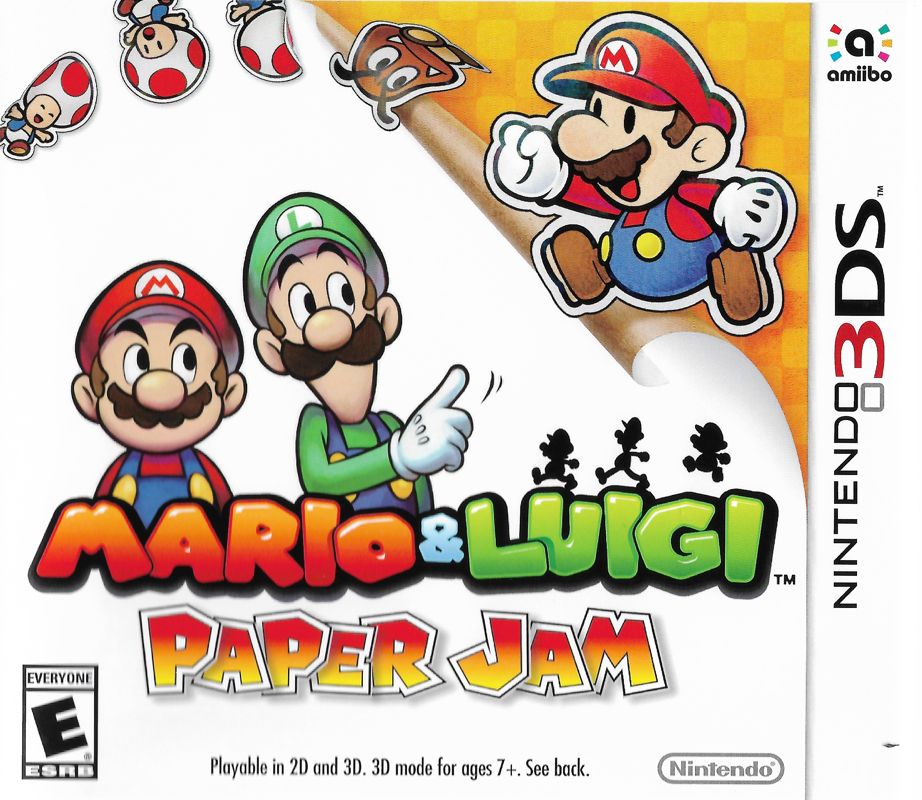 Front Cover for Mario & Luigi: Paper Jam (Nintendo 3DS)