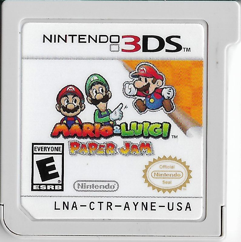 Mario And Luigi Paper Jam Cover Or Packaging Material Mobygames 5564