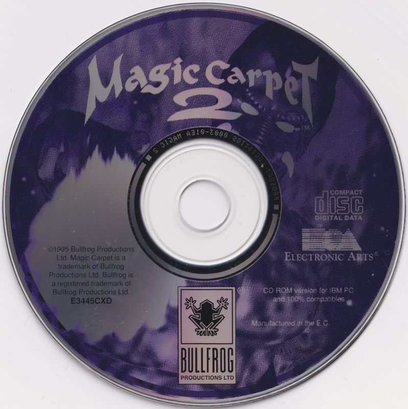 Media for Magic Carpet 2: The Netherworlds (DOS) (EA CD-ROM Classics release)