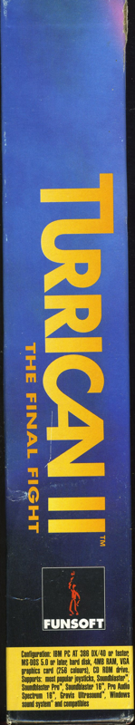 Spine/Sides for Turrican II: The Final Fight (DOS): Right
