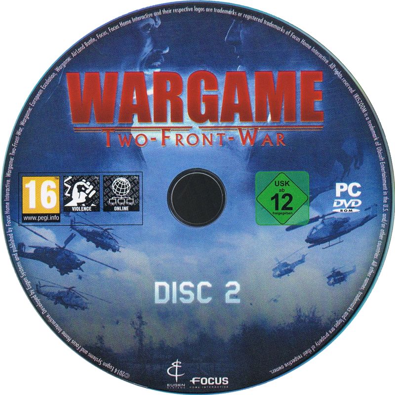 Media for Wargame: Two-Front-War (Windows): Disc 2