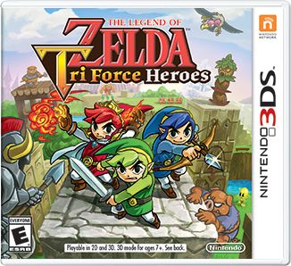Front Cover for The Legend of Zelda: Tri Force Heroes (Nintendo 3DS)