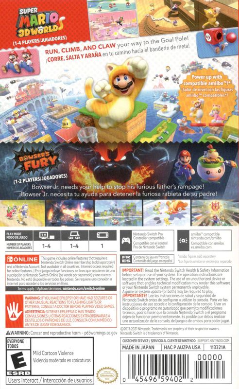 Super Mario 3D World + Bowsers Fury para Nintendo Switch
