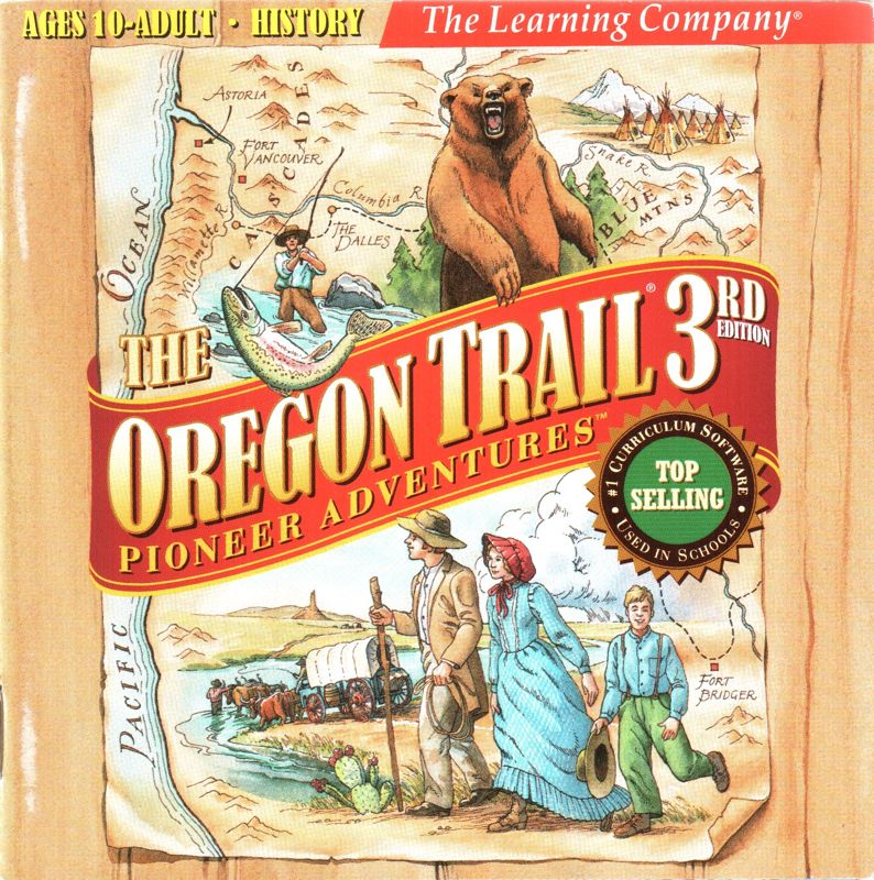 Manual for The Oregon Trail: 3rd Edition (Limited Edition) (Macintosh and Windows) (Wooden box): Front