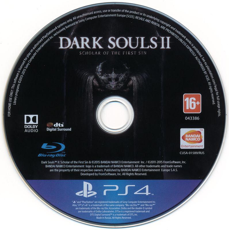 Media for Dark Souls II: Scholar of the First Sin (PlayStation 4)