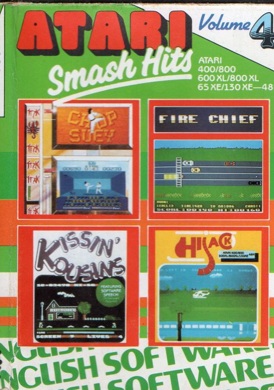 Front Cover for Atari Smash Hits Volume 4 (Atari 8-bit)