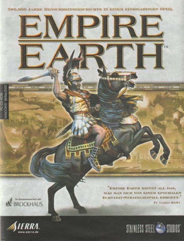 Extras for Empire Earth (Limited Collector's Edition) (Windows): Pocket Book encyclopedia Front