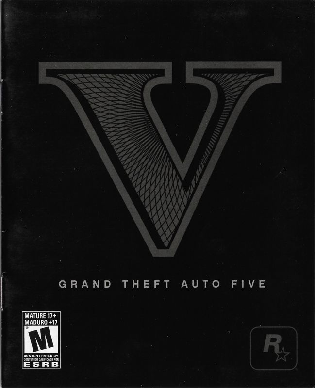 Manual for Grand Theft Auto V (PlayStation 3) (Greatest Hits release): Front