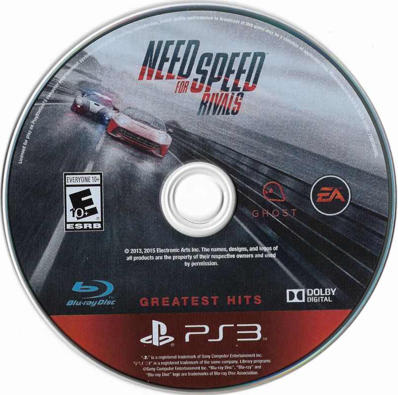 Media for Need for Speed: Rivals (PlayStation 3) (Greatest Hits Release)