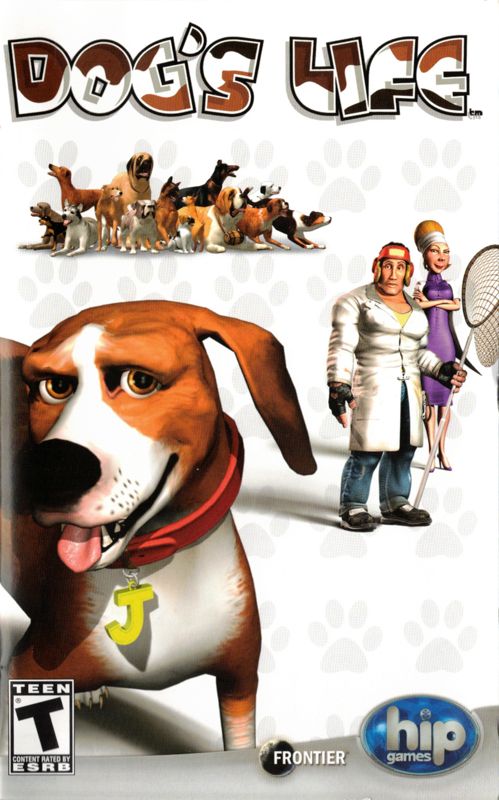 Manual for Dog's Life (PlayStation 2): Front