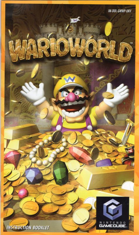 Manual for Wario World (GameCube): Front