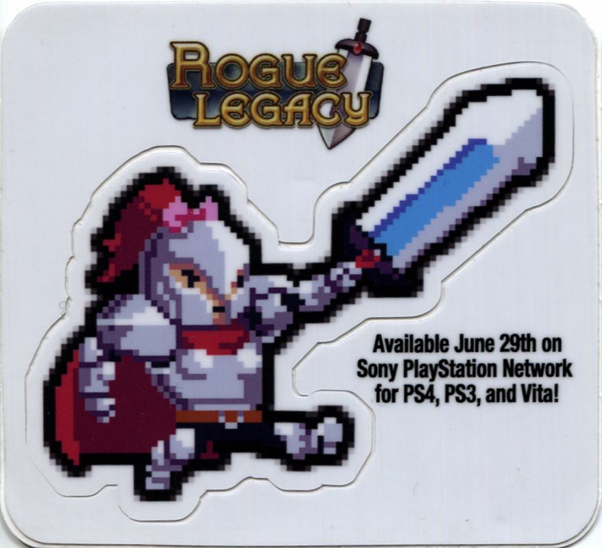 Advertisement for Forced (Linux and Macintosh and Windows): Rogue Legacy sticker