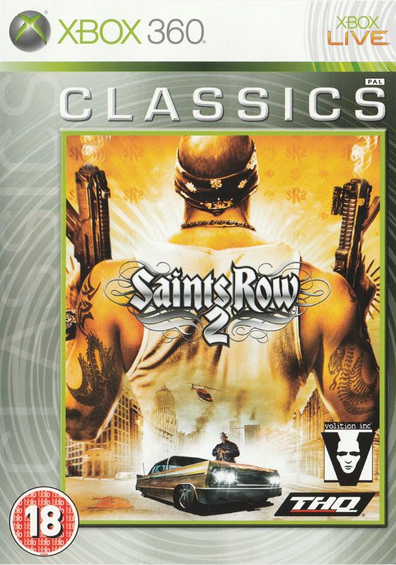 Front Cover for Saints Row 2 (Xbox 360) (Xbox 360 Classics release - UK import)