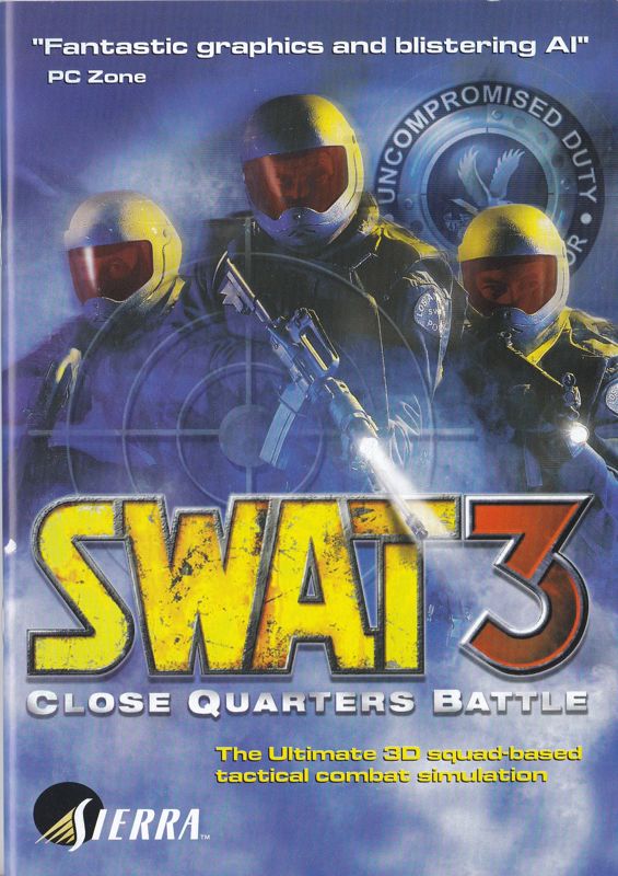 Manual for SWAT 3: Close Quarters Battle (Windows): Front