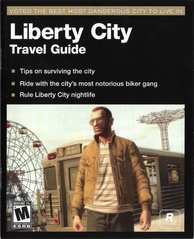 Manual for Grand Theft Auto IV & Episodes from Liberty City (PlayStation 3) (Greatest Hits Release): Front