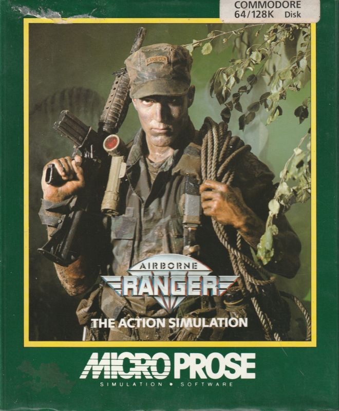 Front Cover for Airborne Ranger (Commodore 64) (Alternate cover)