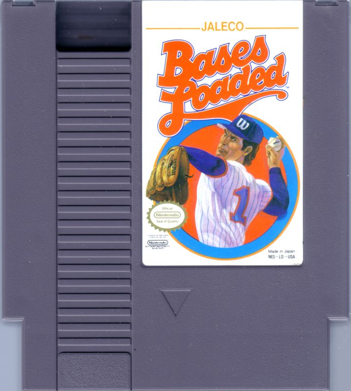 Media for Bases Loaded (NES) (REV-A release.)