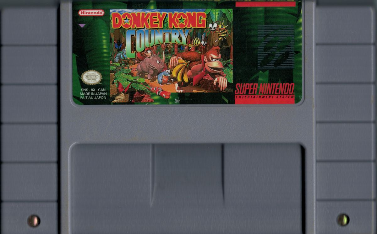 Media for Donkey Kong Country (SNES): Front