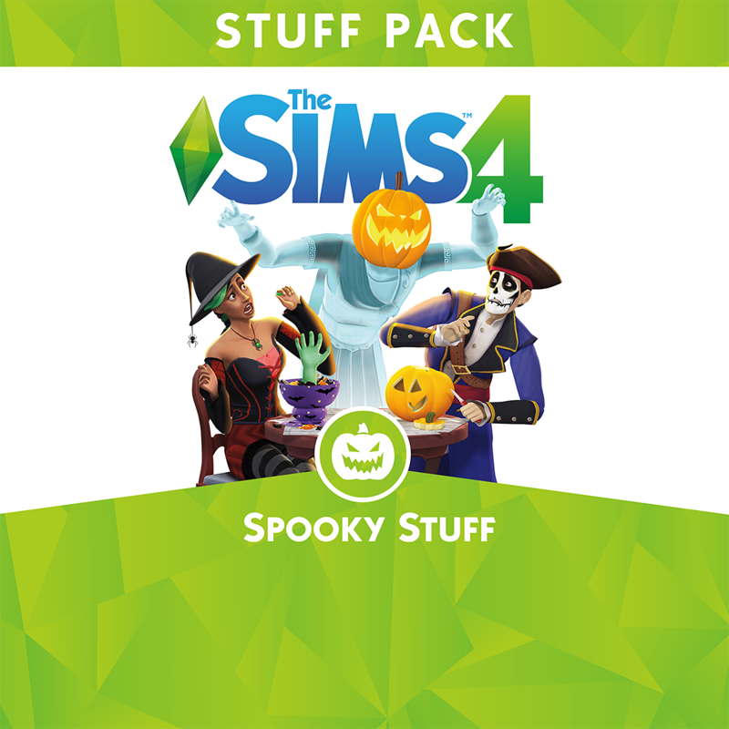 Front Cover for The Sims 4: Spooky Stuff (PlayStation 4) (download release)