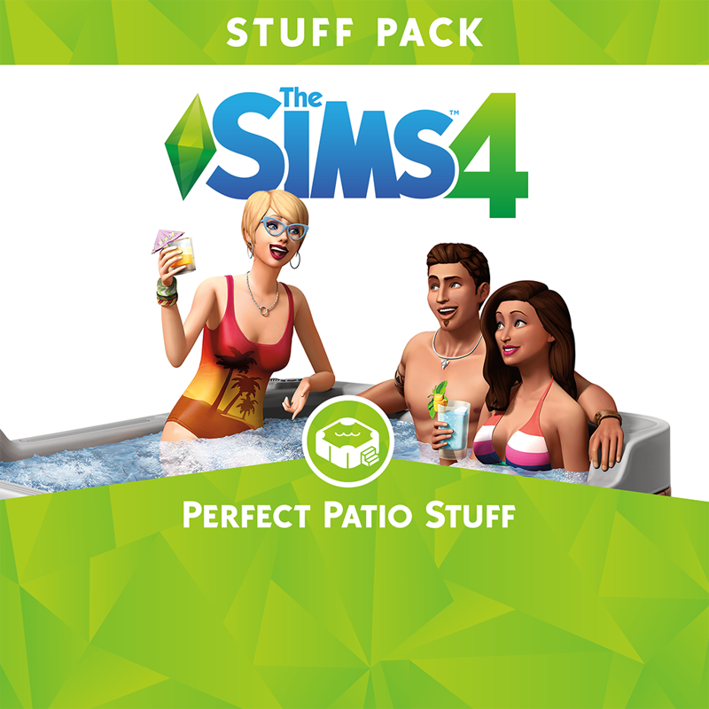Front Cover for The Sims 4: Perfect Patio Stuff (PlayStation 4) (download release)